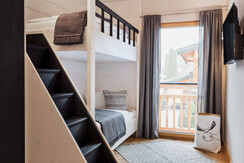 Schlafzimmer mit Stockbett 90/200 cm - Appartement #3