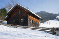 Jagdhaus exterior view winter