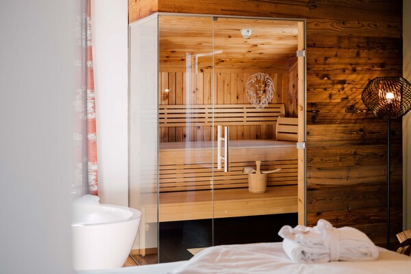 Sauna in Lebe Frei Suite Superior