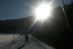 Direkt von der Piste zu unerem Haus
