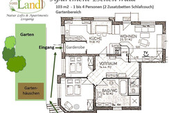 Grundriss Apartment EschenWald EG